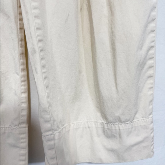 Everlane The Easy Pant Canvas Women's Organic Cotton Elastic Waist Beachy Size 6 - Picture 9 of 12